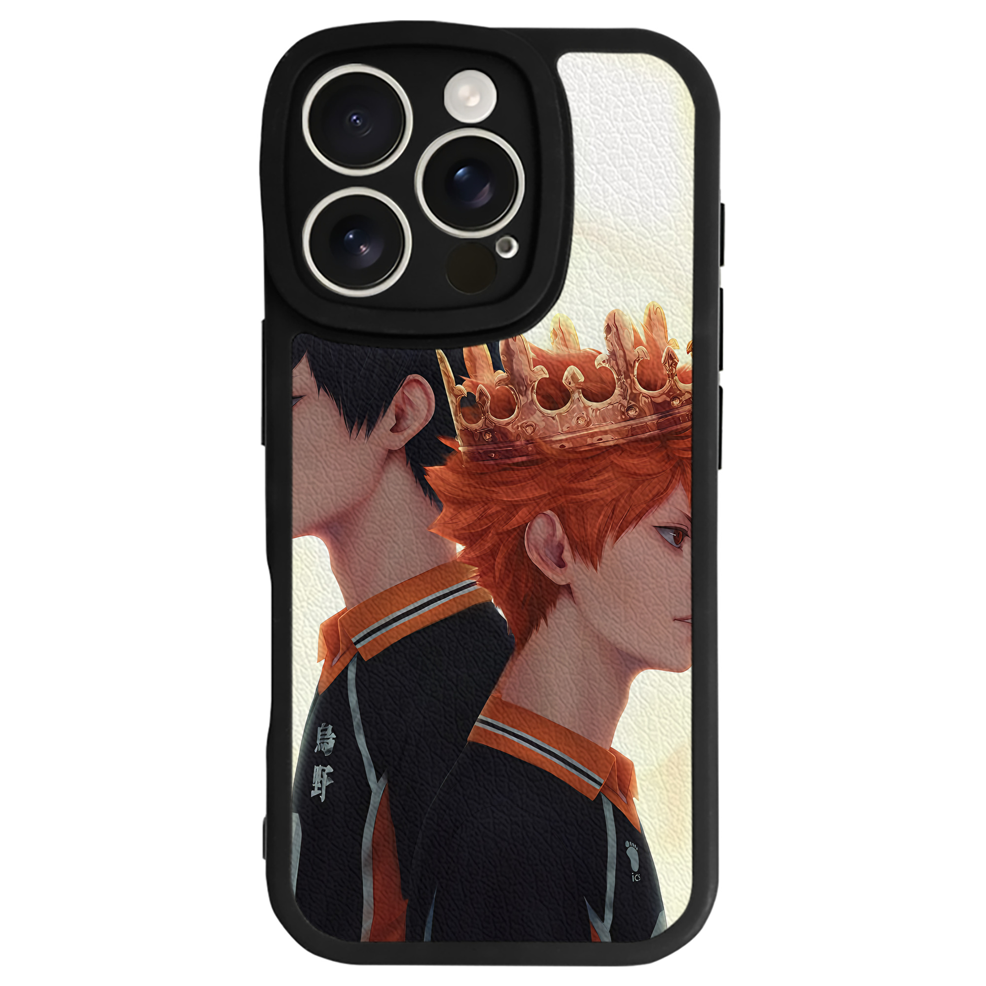 （画像用） ハイキュー!! Haikyu!! 【iPhone 16シリーズ対応】シリコンスマホケース（レザー調） 材質：シリコン